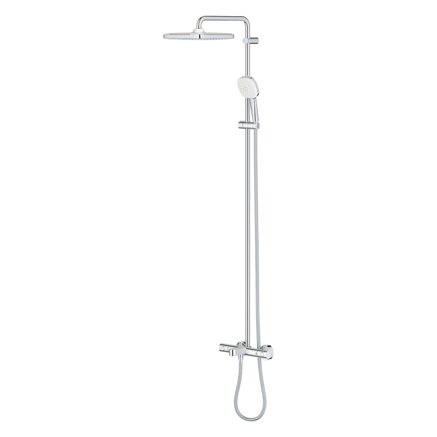 Душевая стойка Grohe Tempesta Cosmopolitan System 250 Cube 26691001 с термостатом хром - фото 3