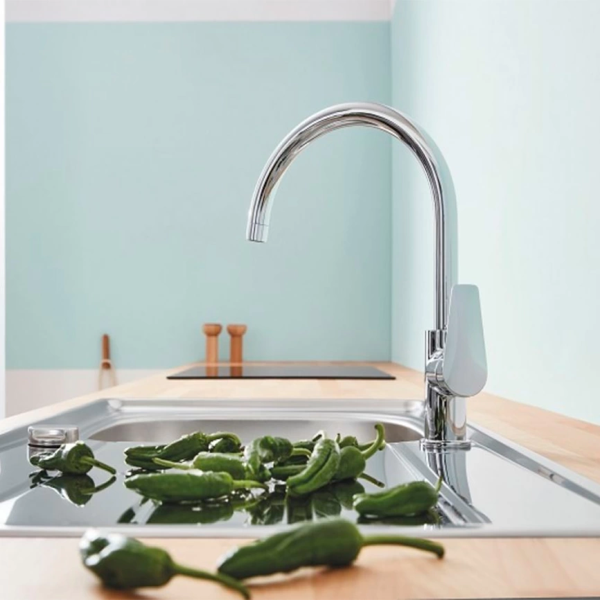 Смеситель для кухни Grohe BauEdge 31367001 хром - фото 2