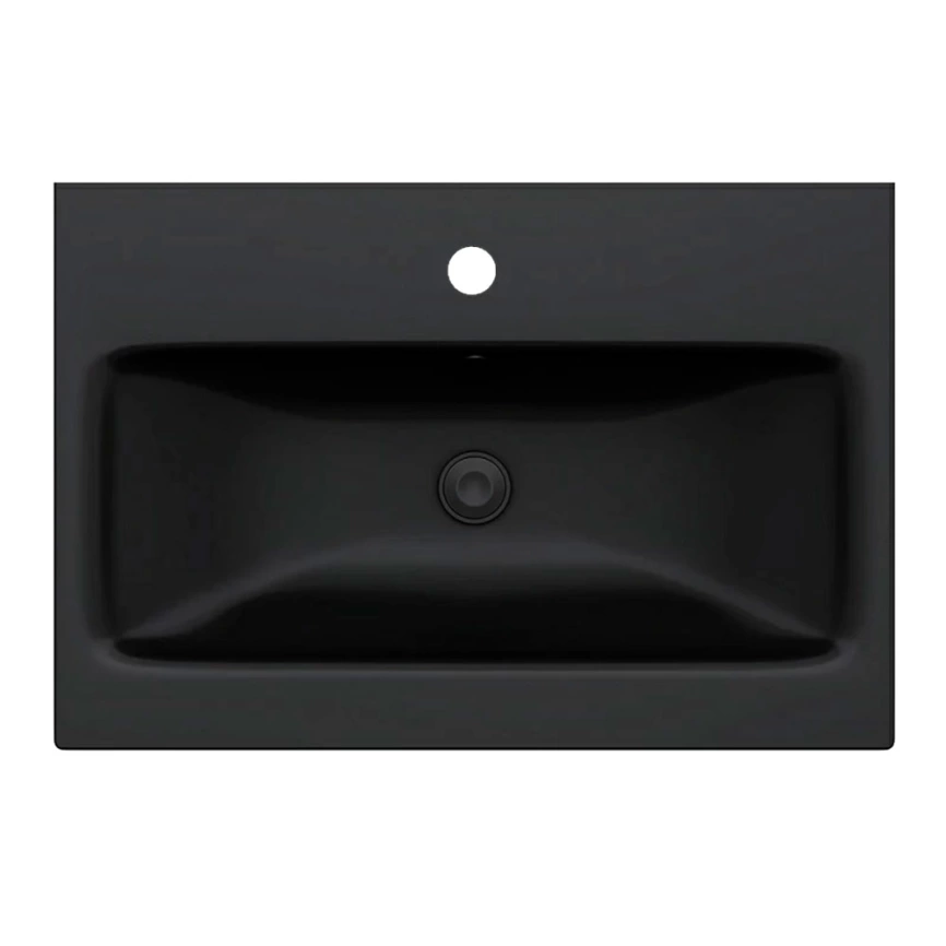 Тумба с раковиной подвесная AM.PM Gem 60, черная - фото 5