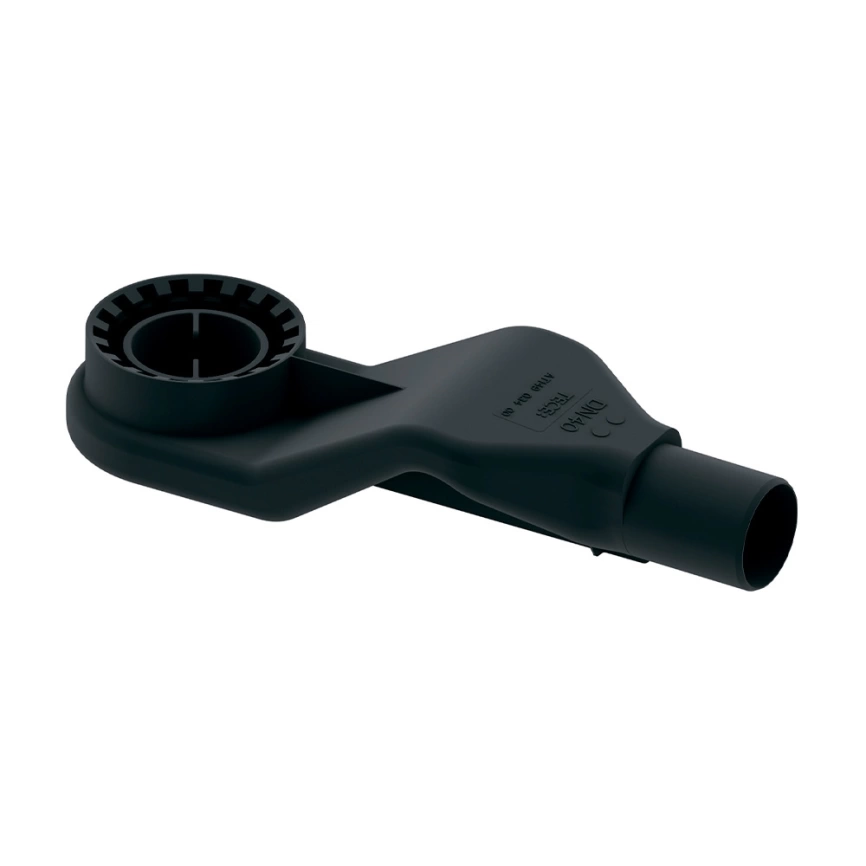 Сифон для душевого лотка Tece drainline 650004 низкий горизонтальный DN 40, боковой слив