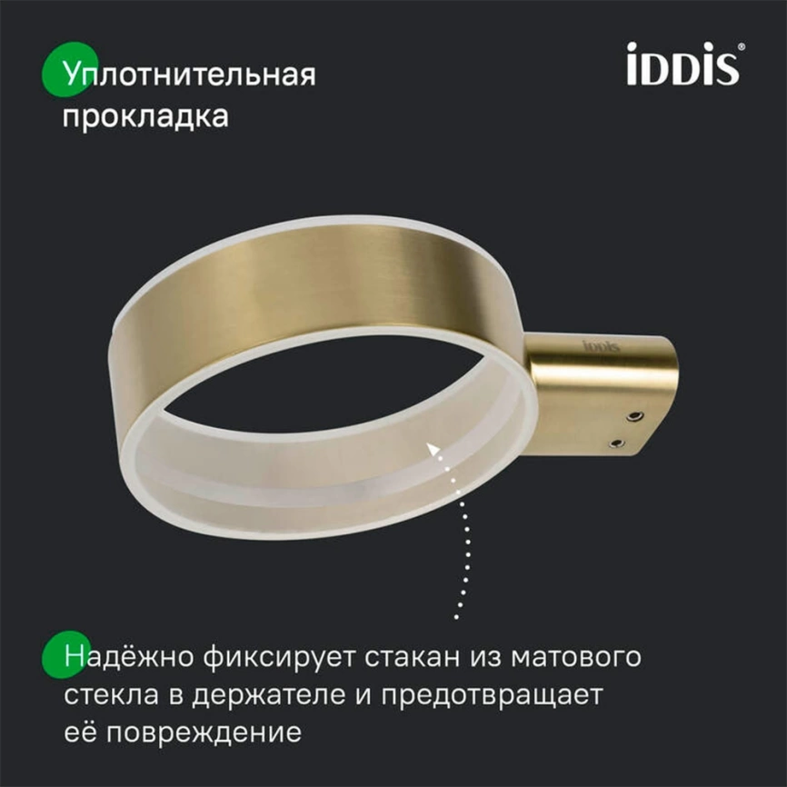 Подстаканник для зубных щёток Iddis Petite PETG0SGi45 золото - фото 5