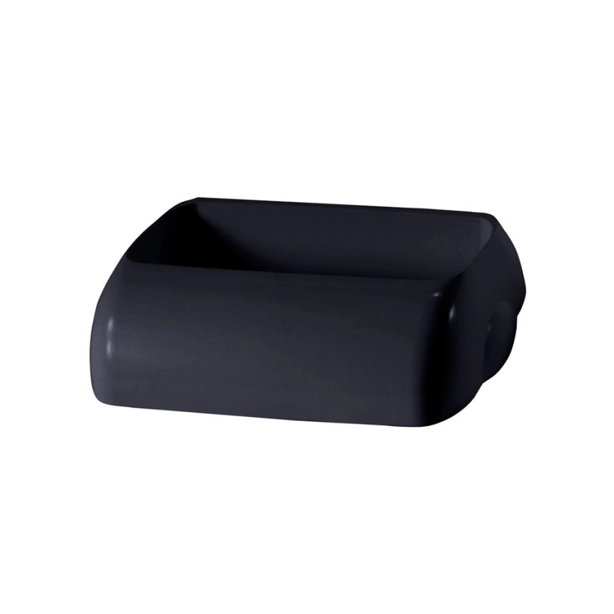 Урна для мусора Breez A-741 черная с крышкой - фото 3