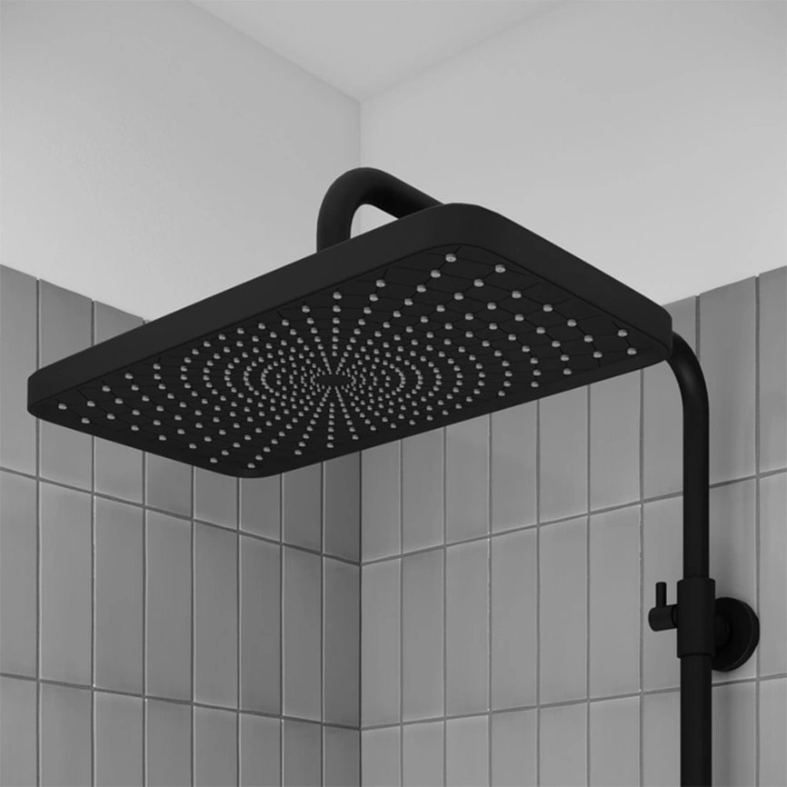 Душевая стойка Iddis Parker PARBL3Fi06, черный - фото 5