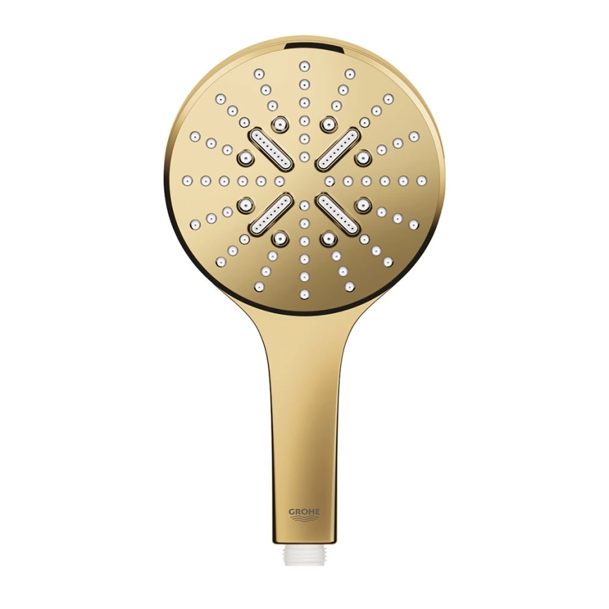 Душевая лейка Grohe Rainshower SmartActive 130 26574GL0 золото - фото 1
