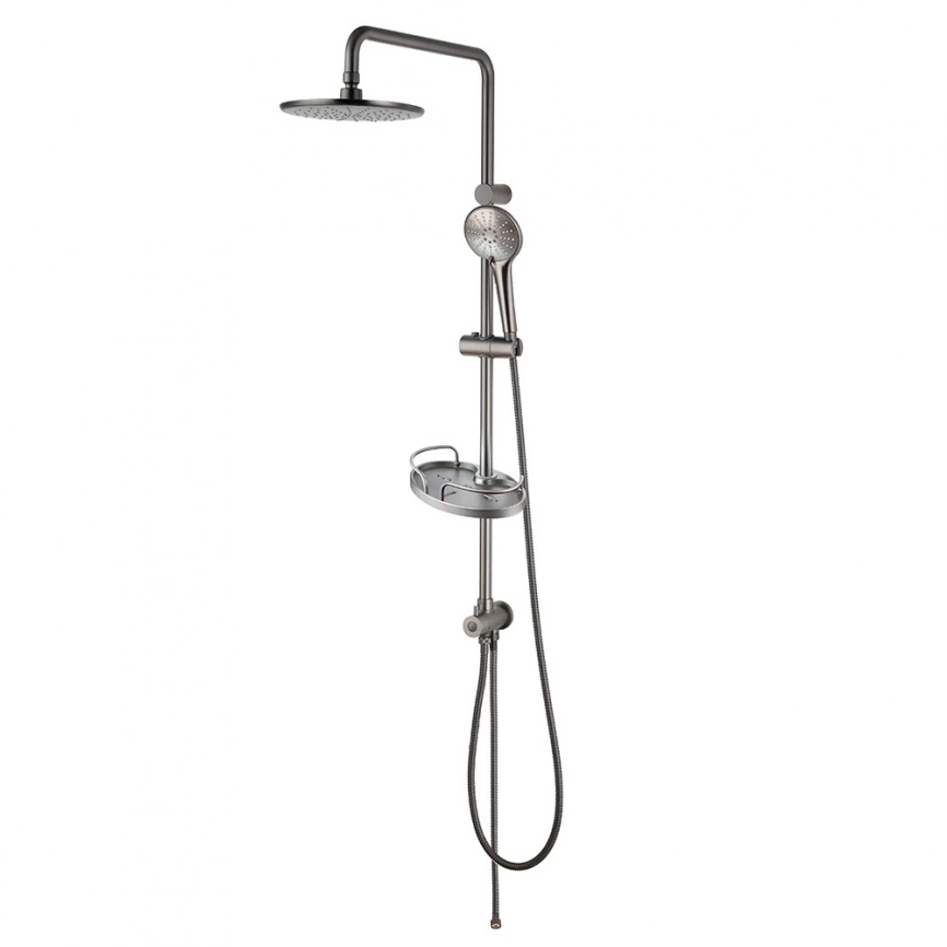 Душевая стойка Lemark Bronx LM3788GM, графит