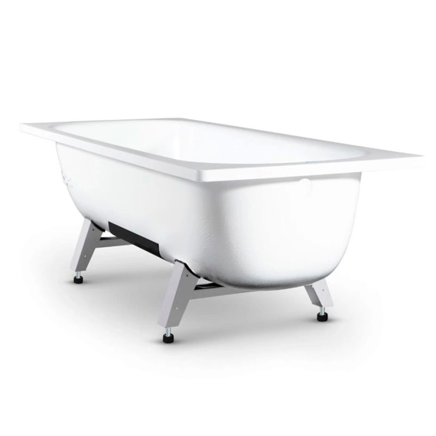 Ванна стальная Marion 170x70 с ножками белая - фото 1