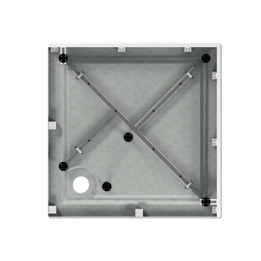 Душевой поддон акриловый 100x100 Метакам Apart квадратный - фото 8