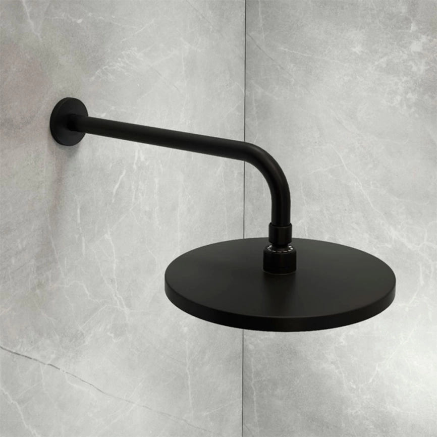 Лейка для верхнего душа Iddis Optima Home OPH25BPi64, черная - фото 4