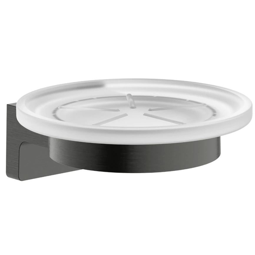 Мыльница в ванную Hansgrohe AddStoris S 41766340 графит