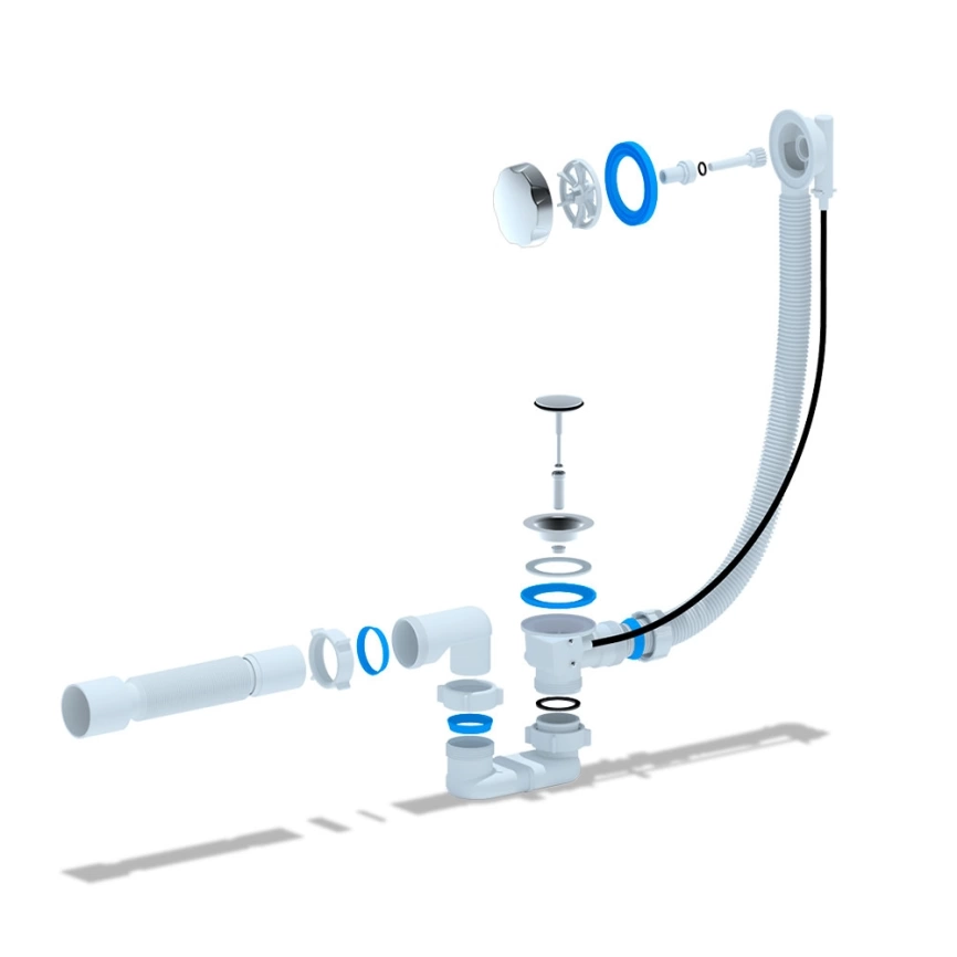 Слив-перелив для ванны Ани Пласт EM701 - фото 1