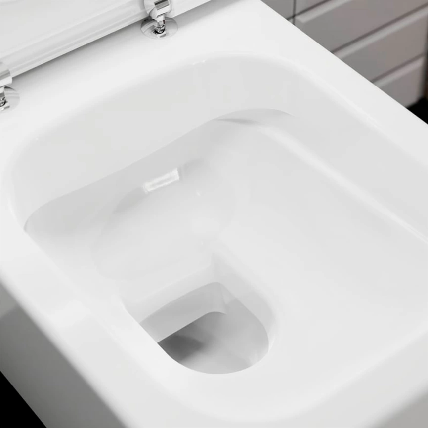 Унитаз подвесной Hansgrohe EluPura Q 60194450 с сиденьем - фото 7