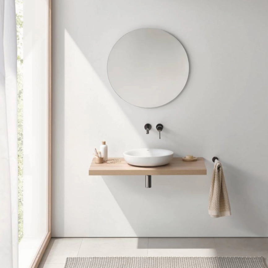 Раковина Grohe Essence Ceramic 45 см 3960900H накладная - фото 2