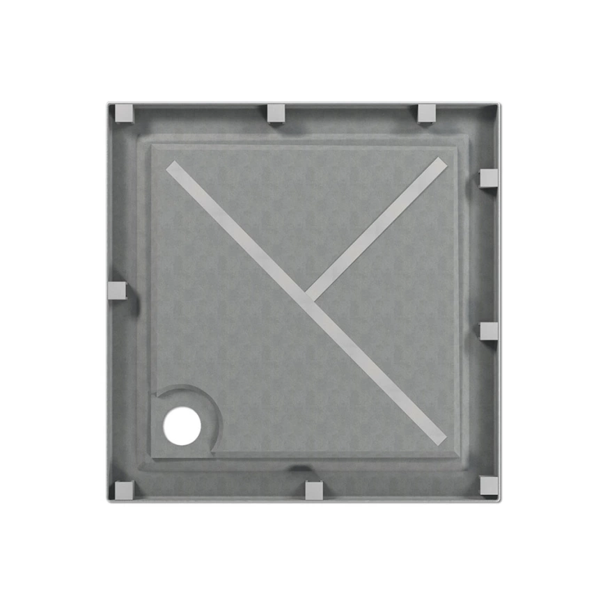 Душевой поддон акриловый 100x100 Метакам Apart квадратный - фото 5