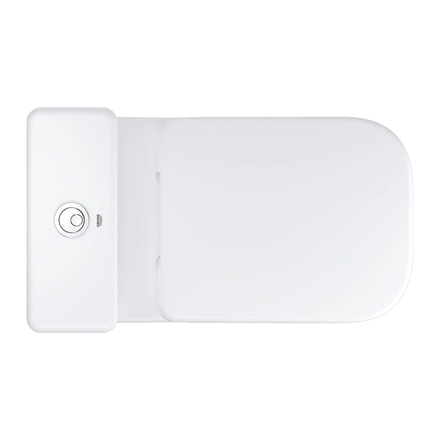 Унитаз компакт Grohe Bau Edge Ceramic 39811000 с бачком и сиденьем с микролифтом - фото 3