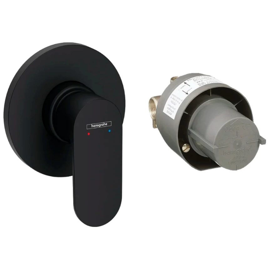 Смеситель для душа Hansgrohe Rebris S 72648670, черный - фото 1