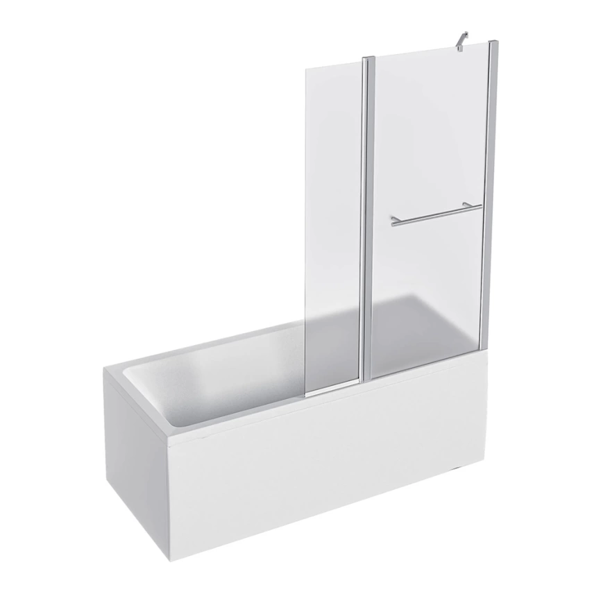 Штора на ванну из стекла 1Marka P-07 95x150 Mistelite R матовая - фото 1