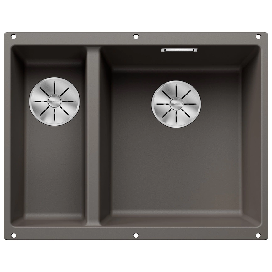 Мойка кухонная Blanco Subline 340/160-U RH 527346 вулканический серый