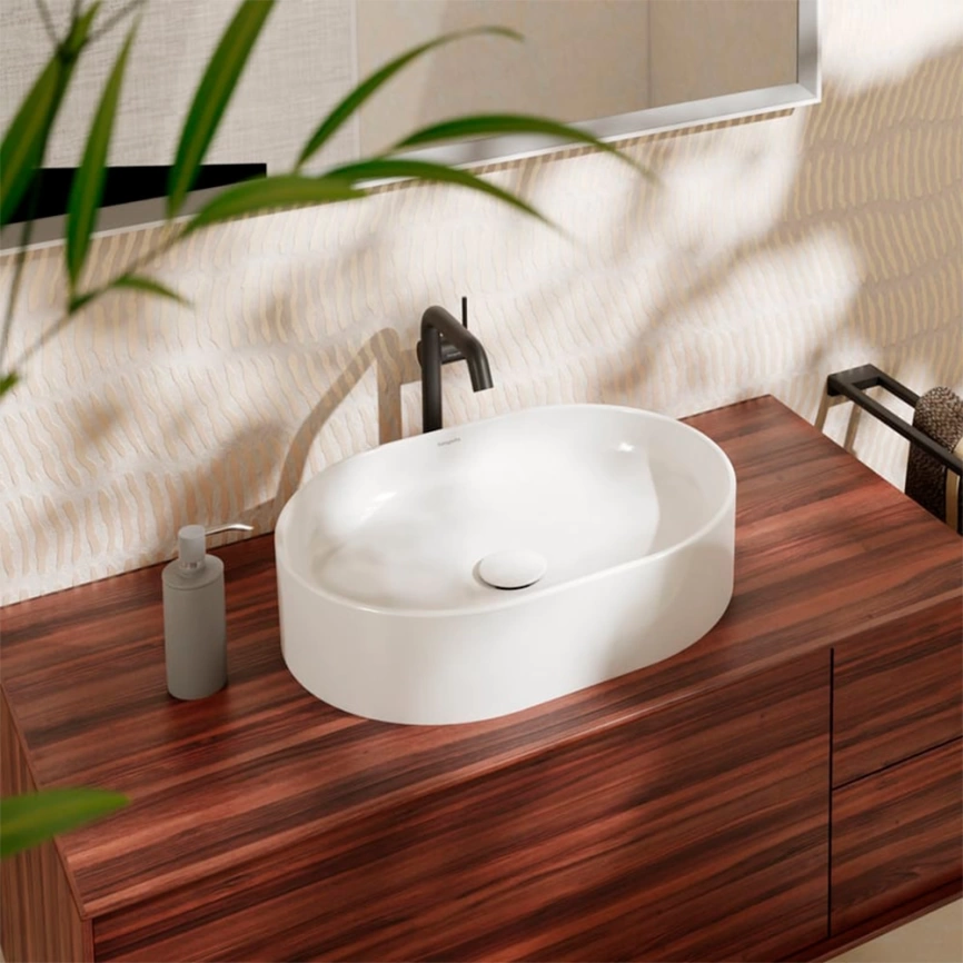 Раковина Hansgrohe Xuniva U 60166450 накладная, белая - фото 1