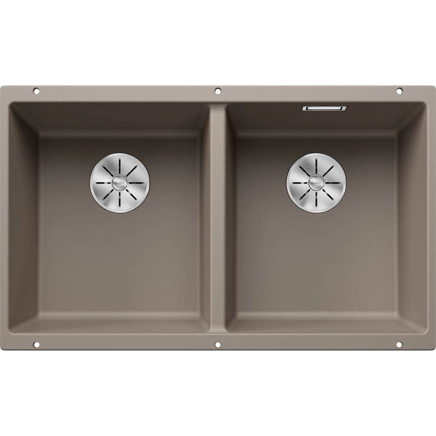 Мойка кухонная Blanco Subline 350/350-U 523581 серый беж