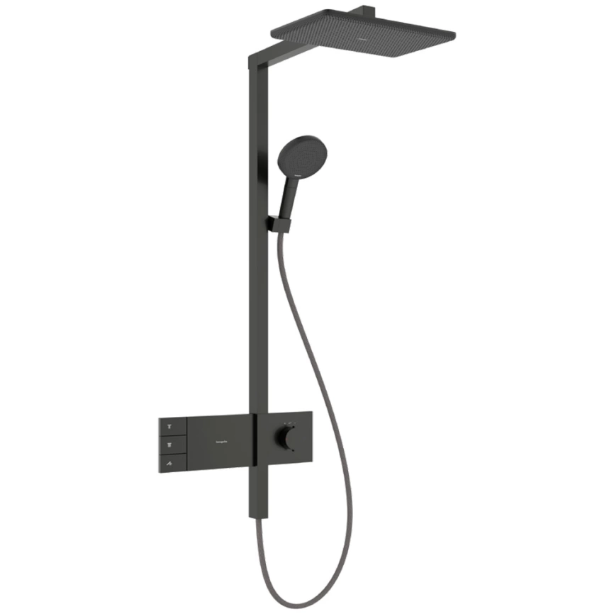 Душевая стойка Hansgrohe Raindance Alive Q 24591340 с термостатом графит