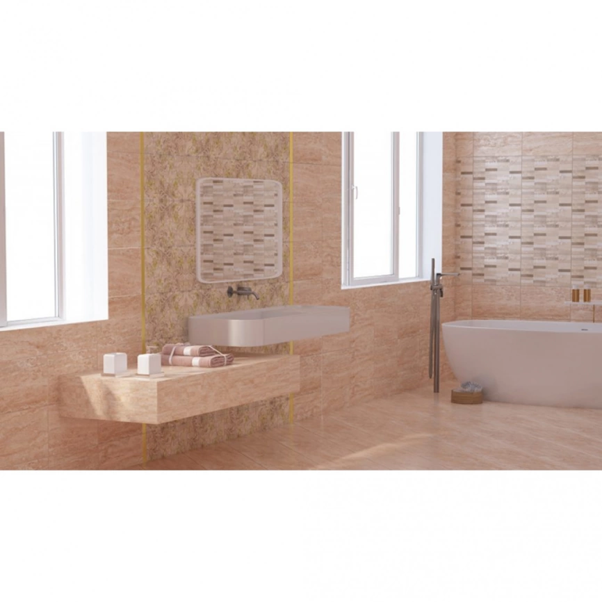 Плитка керамическая напольная 30x30 Terracotta Travertin кремовая (1 сорт) фото 2