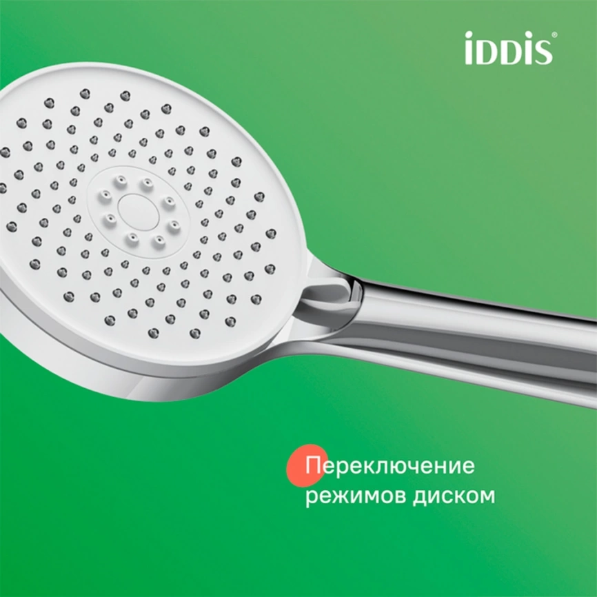 Душевая стойка Iddis Shelfy SHESB3Bi06 хром/белый - фото 12