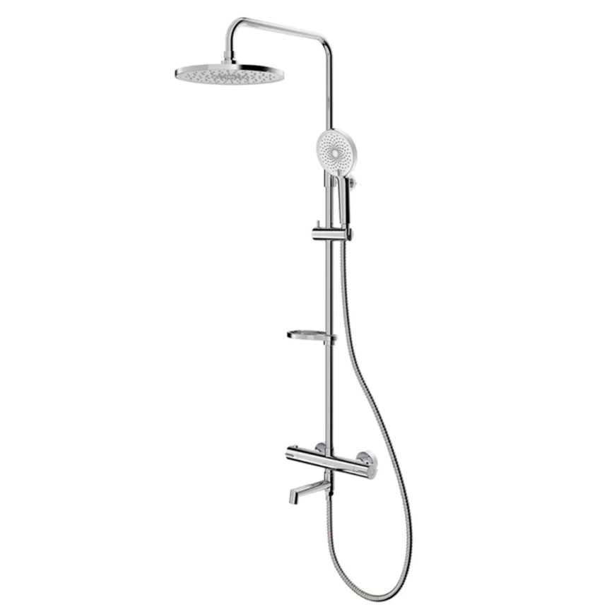 Душевая стойка Milardo Ideal Spa ILSSBTHM06 с термостатом хром