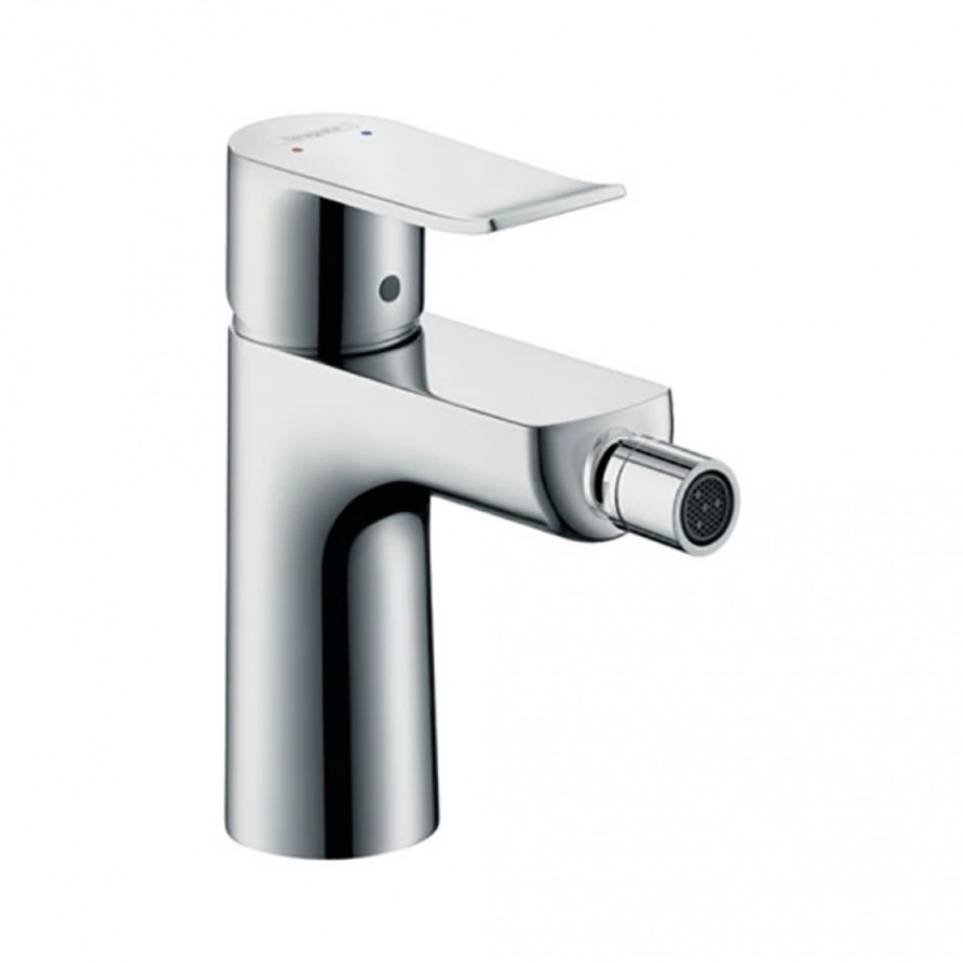 Смеситель для биде Hansgrohe Metris 31280000 со сливным гарнитуром