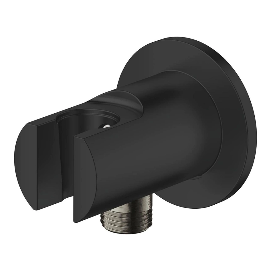 Шланговое подключение Grohe Tempesta 286282431 с держателем черное - фото 1