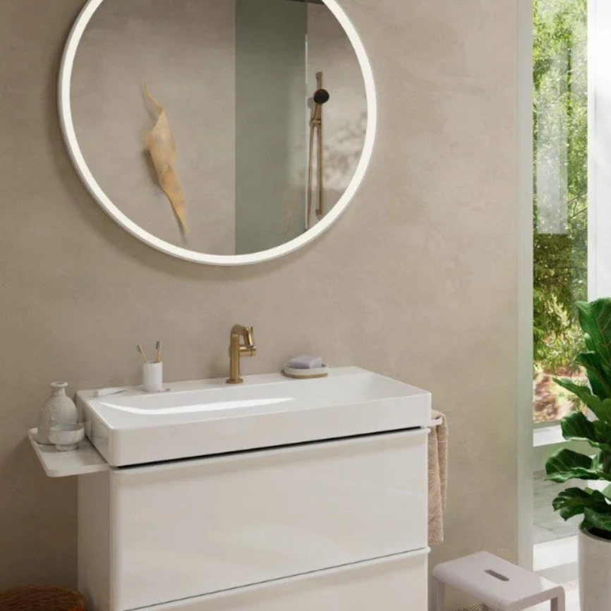 Смеситель для раковины Hansgrohe Tecturis S 73323140, бронза - фото 3