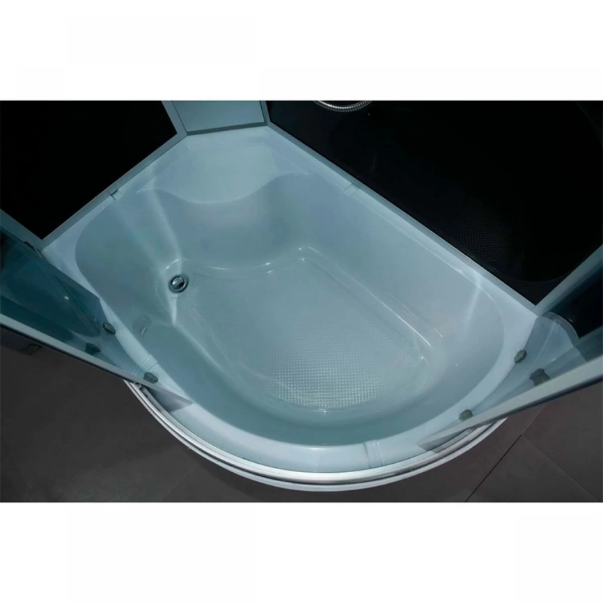 Душевая кабина 120x80 Erlit ER3512TPL-C4-RUS левая тонированное стекло с высоким поддоном - фото 2
