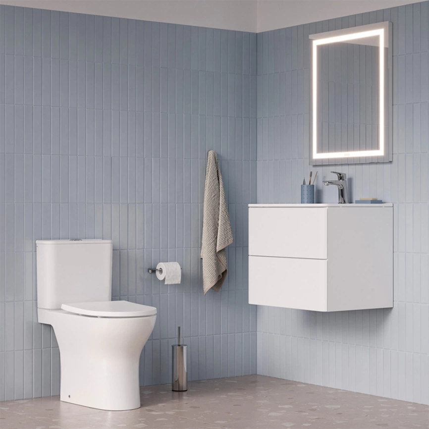 Унитаз компакт Iddis Zodiac ZODRDSEi24 безободковый с сиденьем - фото 12