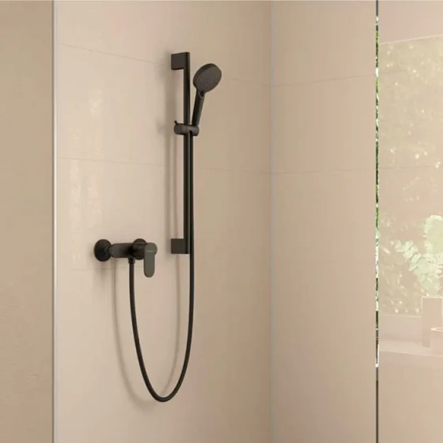 Смеситель для душа Hansgrohe Vernis Blend 71640670, черный - фото 1