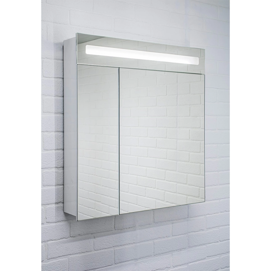 Зеркало-шкаф навесное с подсветкой Домино Аврора 60 - фото 3