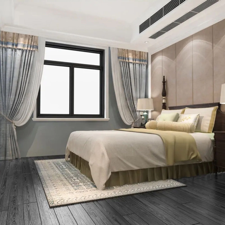 Керамогранит напольный 80x20 Progres Chester Wood 787313 графит - фото 2