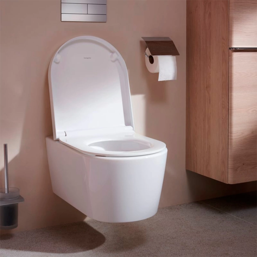 Унитаз подвесной Hansgrohe EluPura S 60193450 с сиденьем - фото 5