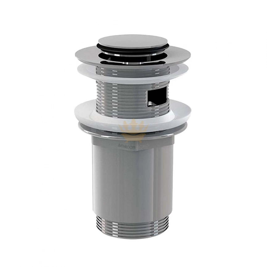 Донный клапан для раковины Alcaplast A391, click-clak с малой крышкой, хром