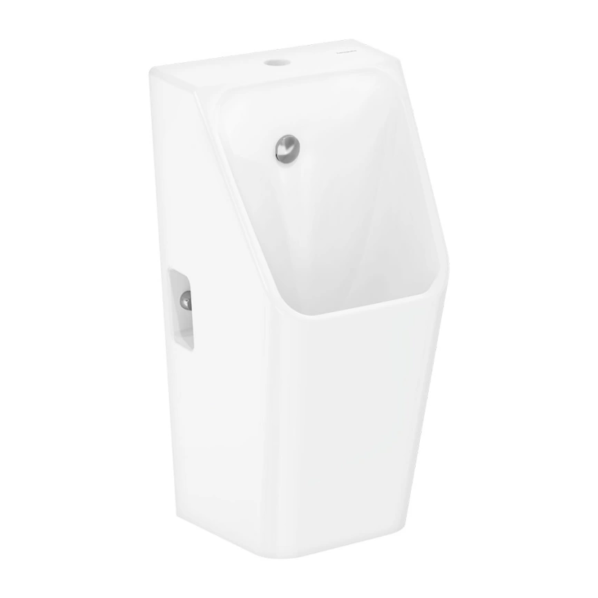 Писсуар настенный Hansgrohe EluPura Q 60128450, с наружным подводом воды