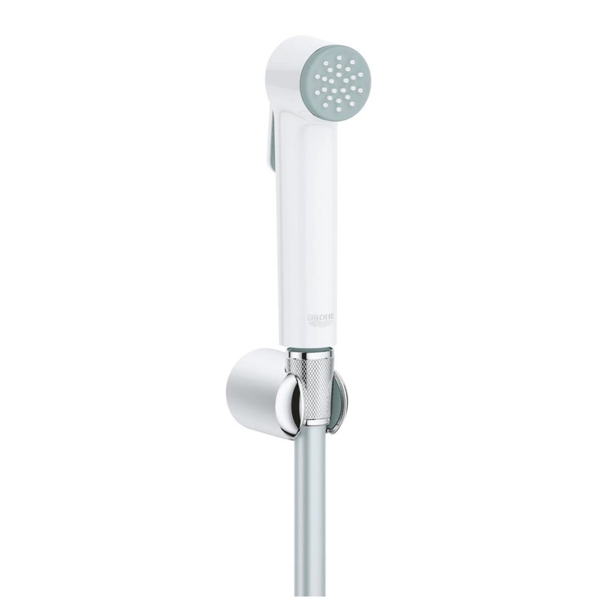 Лейка с гигиеническим душем Grohe Tempesta-F 27812IL1 настенным держателем и шлангом, белая