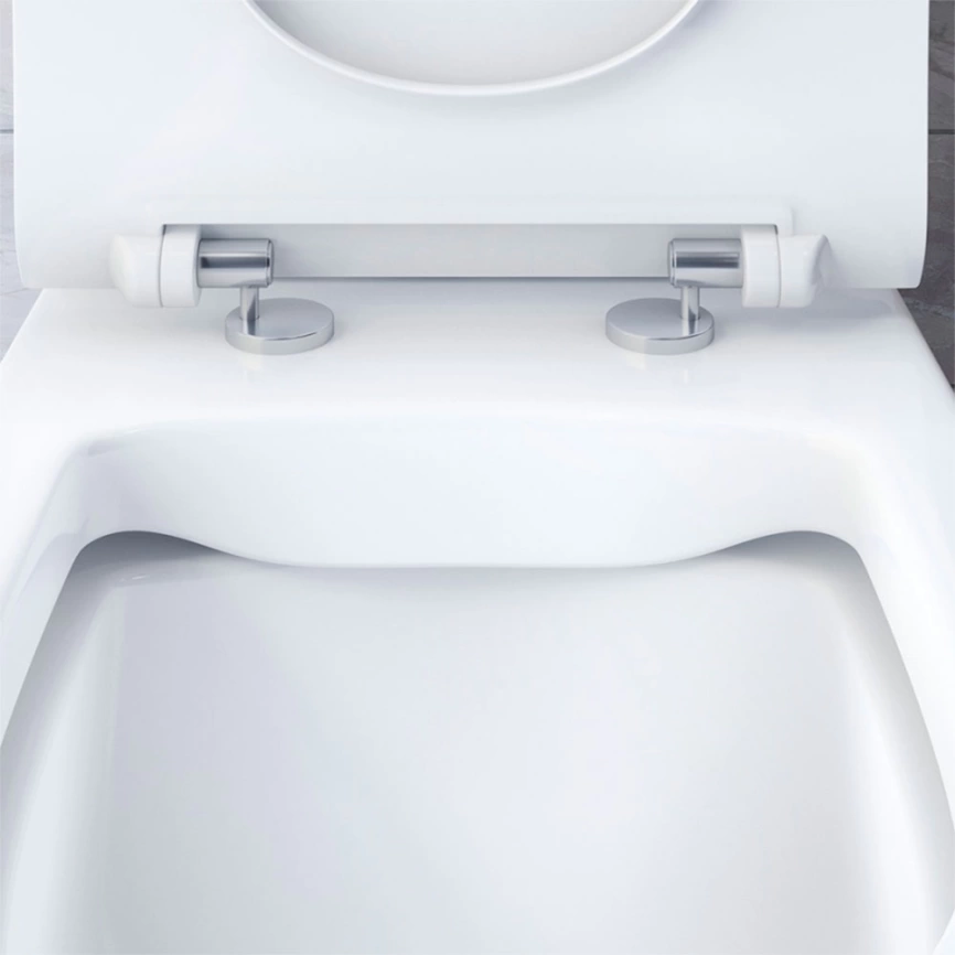 Унитаз компакт напольный Damixa Sirius DX86C8600SC с сиденьем, безободковый - фото 6