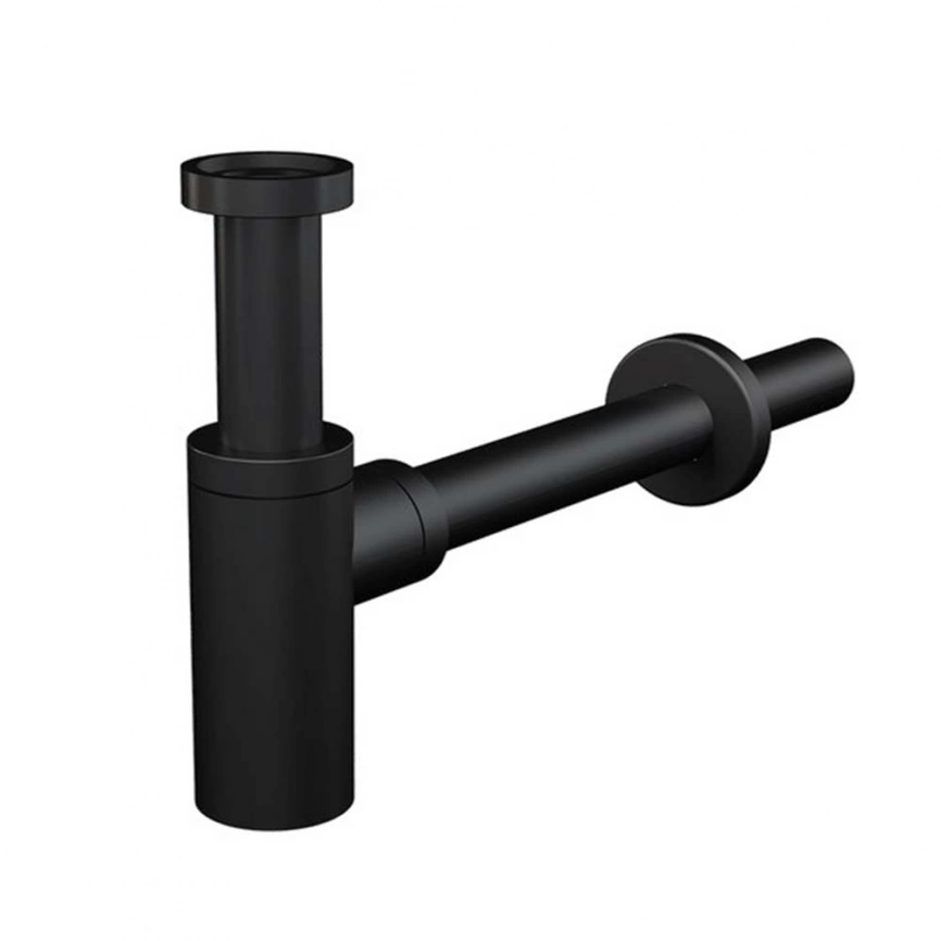 Сифон для раковины металлический Alcaplast A400, Black черный