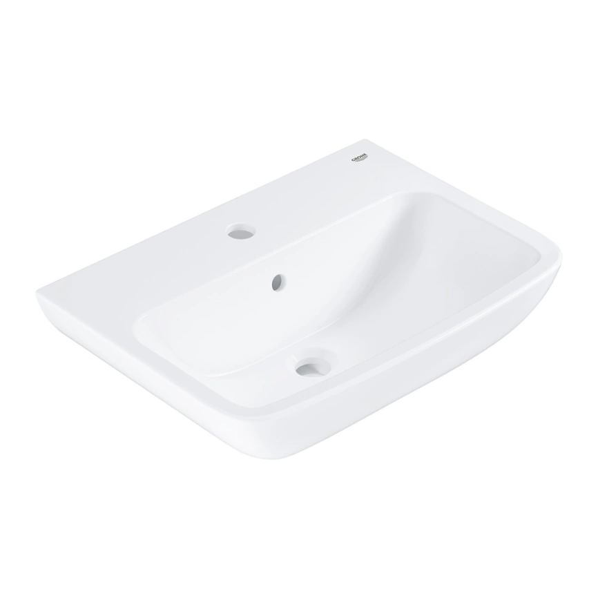 Раковина Grohe Bau Edge Ceramic 55 см 39807000 без пьедестала - фото 1