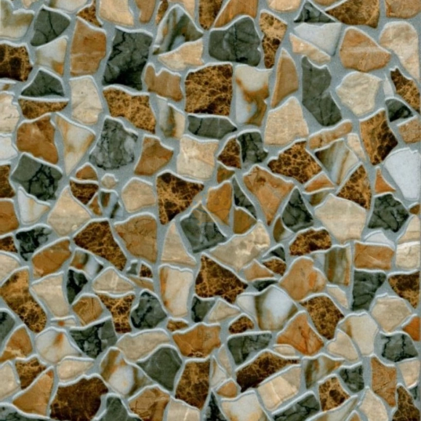 Керамогранит напольный глазурированный 33x33 М-Квадрат Мюнхен камни