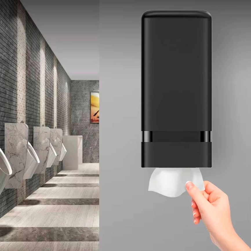 Диспенсер для туалетной бумаги Breez Elegance S-6731 черный - фото 1