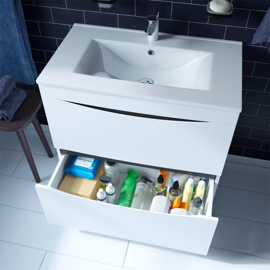 Тумба с раковиной напольная Iddis Cloud 80 CLO80WFi95K фото 3
