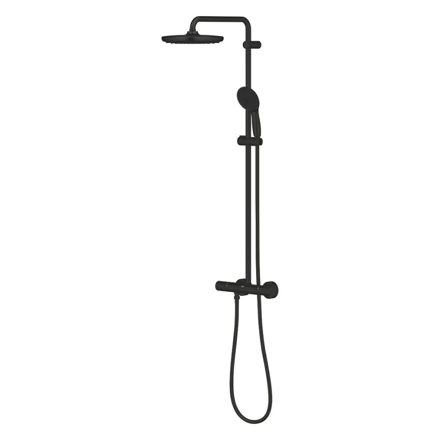 Душевая стойка Grohe Tempesta System 250 266702431 с термостатом черная - фото 3