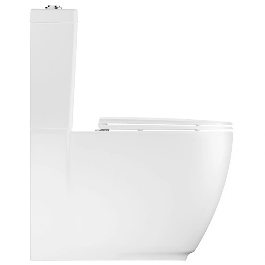 Унитаз компакт Grohe Essence Ceramic 3957200H с бачком 39579000 и сиденьем с микролифт 39577000 - фото 2