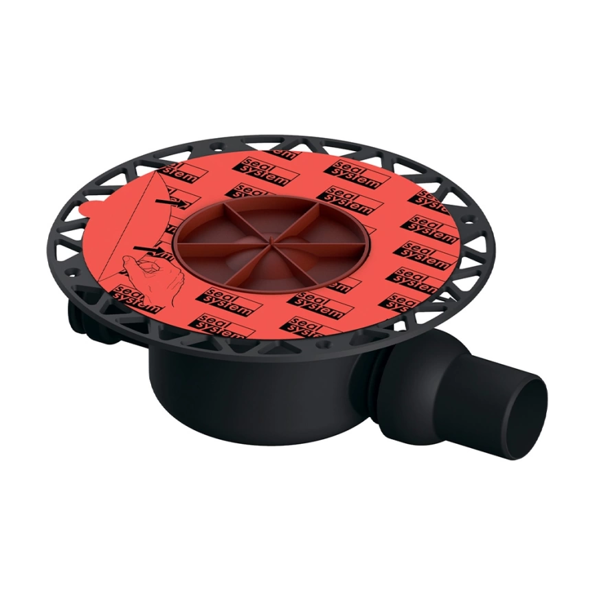 Сифон для душевого трапа TECE drainpoint S 3601500, горизонтальный DN 50, боковой слив