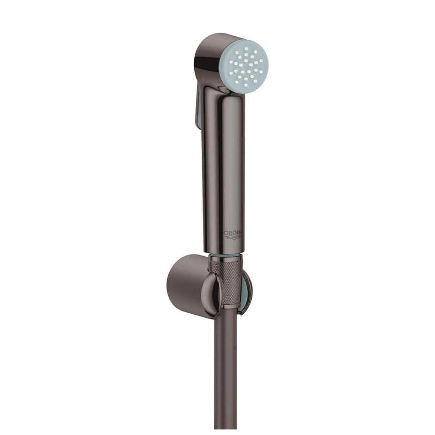 Лейка с гигиеническим душем Grohe Tempesta-F 27513A01 настенным держателем и шлангом, графит