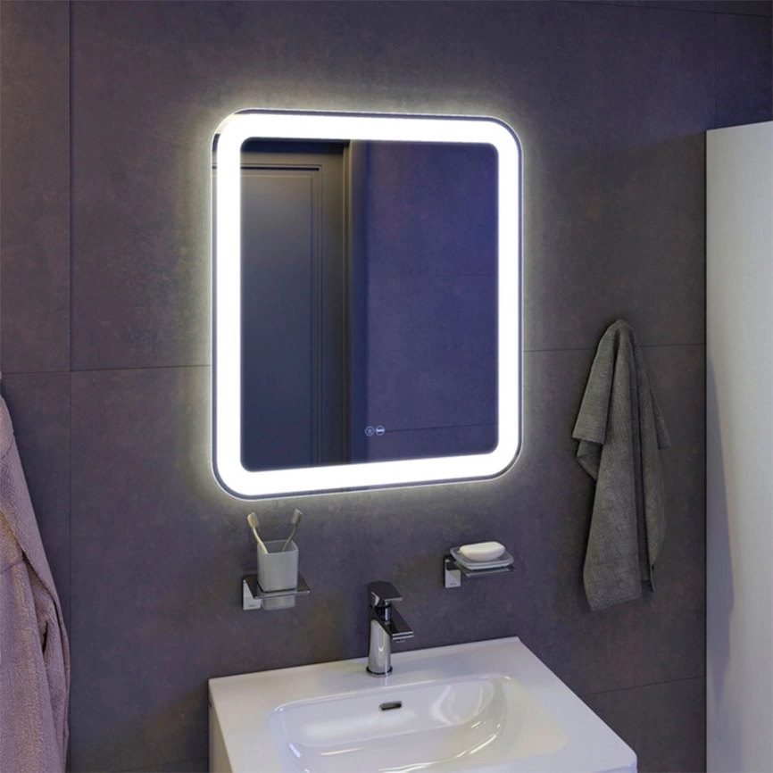 Зеркало навесное Iddis Edifice 60 с Led-подсветкой - фото 2